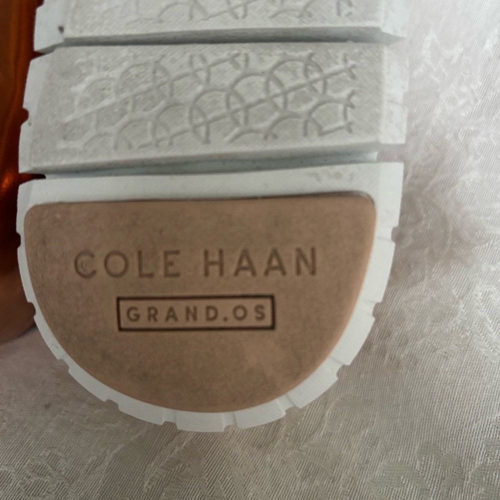 Cole Haan Zerogrand Pink Quilted w/Metallic Accents Sneakers, Size 7.5 - Picture 9 of 12